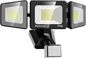 120W LED Security Lights Motion Sensor Outdoor Lights, 12000lm Flood Lights Outdoor Motion Sensor, 4500K Daylight LED Flood light Outdoor Dusk to Dawn, IP66 Motion Lights for Ourside Garage, Yard...